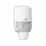 TORK MINI-ZEEPDISPENSER VOOR VLOEIBARE ZEEP EN LOTION, COMPACT FORMAAT S2, WIT TORK MINI-ZEEPDISPENSER VOOR VLOEIBARE ZEEP EN LOTION, COMPACT FORMAAT S2, WIT